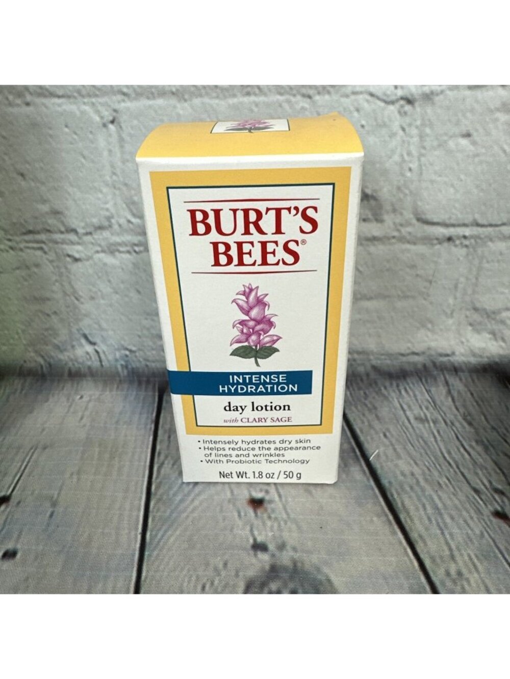 Burt's Bees Intense Hydration Day Lotion with Clary Sage 1.8 oz Moisturizer
